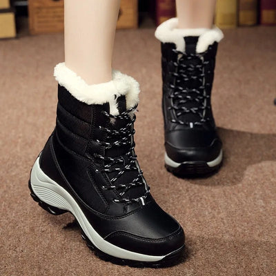 Stay Stylish and Warm: Lightweight Platform Ankle Boots with Heels for Women in Winter 2024