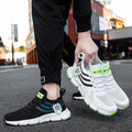 2024 New Mesh Sneakers: White Running Platform Shoes, Comfortable for Outdoor Sports