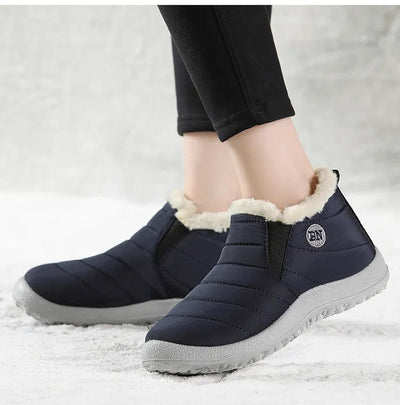 2024 New Waterproof Snow Boots for Women: Zipper Ankle Boots, Winter-Ready