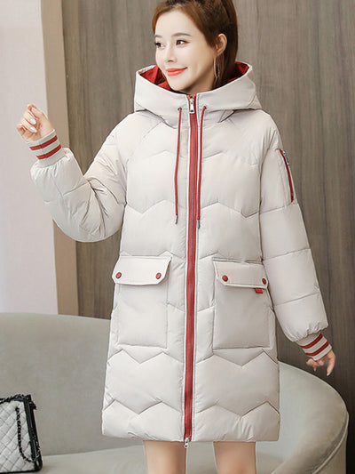 Mulonu® Winter Parka Jackets: Long, Hooded, Thick Warmth for Casual Comfort