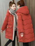 Mulonu® Winter Parka Jackets: Long, Hooded, Thick Warmth for Casual Comfort