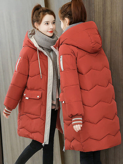 Mulonu® Winter Parka Jackets: Long, Hooded, Thick Warmth for Casual Comfort