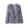 Mulonu® Fluffy Faux Fur Coat: Casual, Warm, Winter Fashion for Ladies