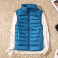 Mulonu® Ultra-Light Women's Down Vest: Slim, Sleeveless, Windproof