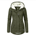 Mulonu® New Winter Parkas: Hooded, Thick Plush, Mid-Long Cotton Jacket