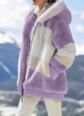 Winter Fashion: Casual Hooded Zipper Women's Coat with Cashmere