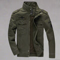 Mulonu® New Men's Casual Cotton Military Jacket: High-Quality, Loose Fashion Trend