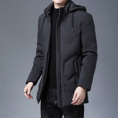 Top-Quality Hooded long Winter Jacket: New Brand, Casual Fashion