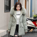 Mulonu® Winter Parka: Fashionable Long Coat with Hood and Fur Collar