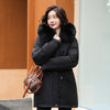 Mulonu® Winter Parka: Fashionable Long Coat with Hood and Fur Collar