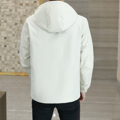 Mulonu® Men's Hooded Windbreaker: Thermal Fleece, Fashion Casual, (M-5XL)