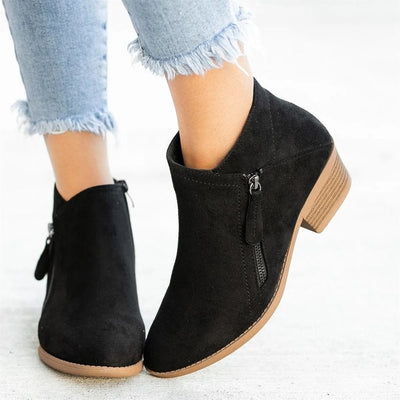 Stylish 2024 Winter Boots: Low Heels, Fur-lined Snow Ankle Boots, Platform Booties for Women