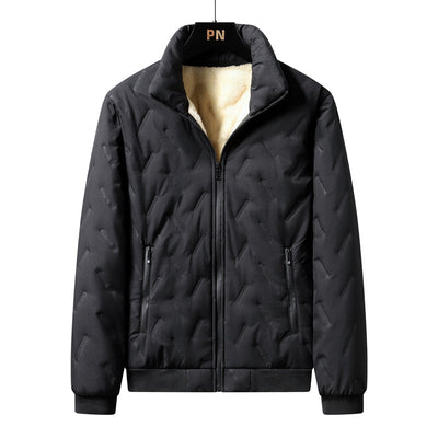Mulonu® Men's Winter Jacket: Lambswool Warmth, Thicken, Casual Loose Fit