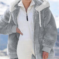 Winter Women's Jackets: Plush, Oversize, Hooded Fashion, Warm Coats