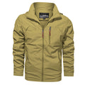 Men's Tactical Windbreaker: Military Field Jacket with Hood, Waterproof