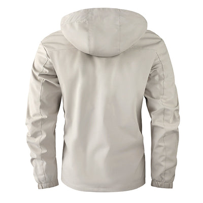 Mulonu® Men's Hooded Windbreaker: Fashionable, Casual, Waterproof Winter Coat