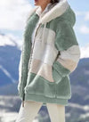 Winter Fashion: Casual Hooded Zipper Women's Coat with Cashmere