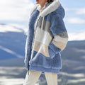 Winter Fashion: Casual Hooded Zipper Women's Coat with Cashmere