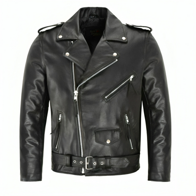 Mulonu® Leather Jacket Men Slim Fit Leather Coat