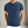 Martin™ cotton quality slim fit henry neck t-shirt
