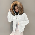 Mulonu® Women Fur Jacket With Hooded Coat