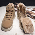 Mulonu® Stylish Autumn-Winter Boots for Men: Plush Insulation, Outdoor, Anti-Slip, Durable Snow Cotton Shoes