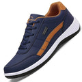 Mulonu® Leather Men's Sneakers: Trendy, Casual, Breathable, Non-slip Vulcanized Footwear