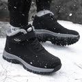 Mulonu® Winter Plush Slip-On Boots: Waterproof, Hiking, and Safety Platform Boots for Men