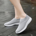 High-Quality Vulcanized Sneakers: Slip-On Flats for Women, Plus Size 42