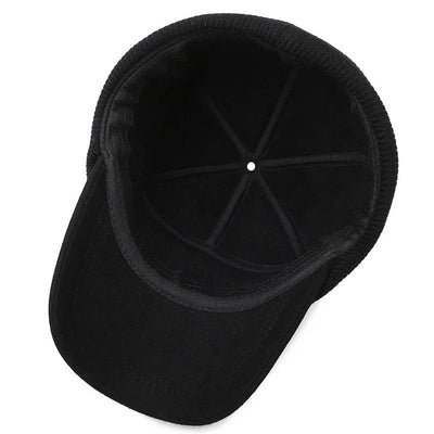 Mulonu® Winter Men's Warm Baseball Cap: Thick Earmuffs, Stylish Snapback from New Collection