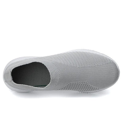 High-Quality Vulcanized Sneakers: Slip-On Flats for Women, Plus Size 42