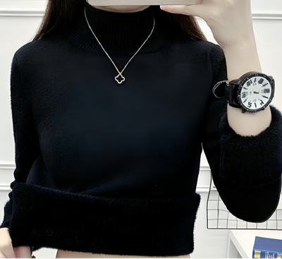 Mulonu® Sweater For Women Winter Thicken Turtleneck Slim Knit
