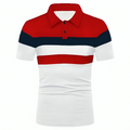 Martin™ large size turn down collar polo shirt