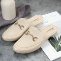 Mulonu® New Women Mules Modern Slippers Soft PVC Flats