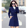 Mulonu® Wool Coats For Women Long coat Double-breasted