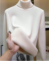 Mulonu® Winter Thick Plush Fleece Lined Knit Turtleneck Sweater