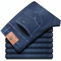 Martin™ summer blue fitted stretch jeans