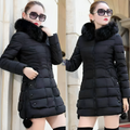 Mulonu® Winter Women Jacket Fur Collar Hooded Thick Warm