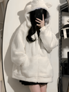 Mulonu® Rabbit Fleece Jacket Lamb Wool Hooded Sweatshirt