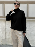 Mulonu® Knitted Winter Thick Loose Turtleneck Sweater