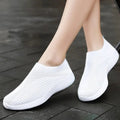 High-Quality Vulcanized Sneakers: Slip-On Flats for Women, Plus Size 42