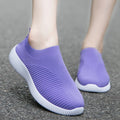 High-Quality Vulcanized Sneakers: Slip-On Flats for Women, Plus Size 42