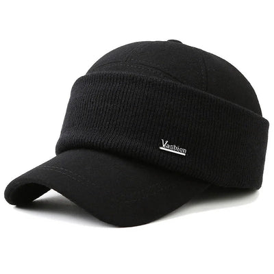 Mulonu® Winter Men's Warm Baseball Cap: Thick Earmuffs, Stylish Snapback from New Collection