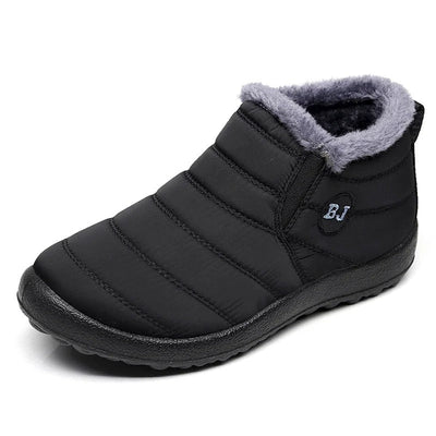 2024 Lightweight Women's Winter Boots: Ankle Style, Snow-Ready, Waterproof, Black