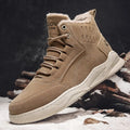 Mulonu® Stylish Autumn-Winter Boots for Men: Plush Insulation, Outdoor, Anti-Slip, Durable Snow Cotton Shoes