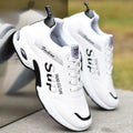 Mulonu® Comfortable Men's Casual Running Shoes: Fashionable, Non-slip Leather Tennis Sneakers