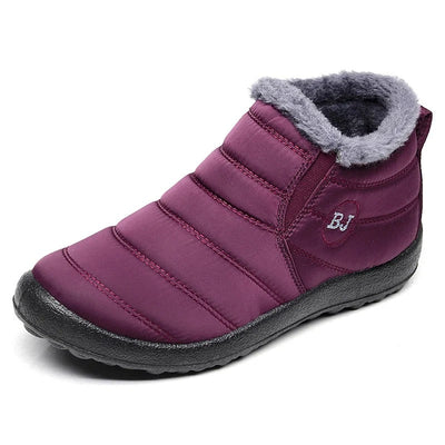 2024 Lightweight Women's Winter Boots: Ankle Style, Snow-Ready, Waterproof, Black