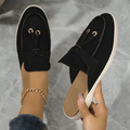 Mulonu® New Casual Flat Bottom Mules Lock Tassel Loafers