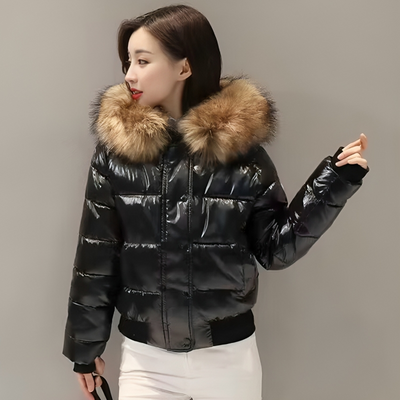 Mulonu® Women Fur Jacket With Hooded Coat